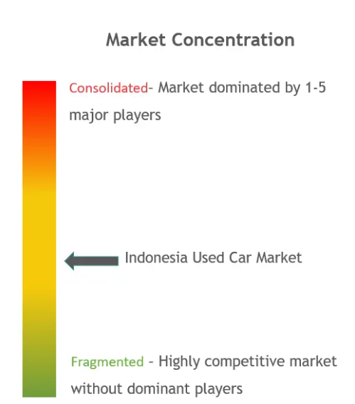 Indonesia Used Car Market Concentration