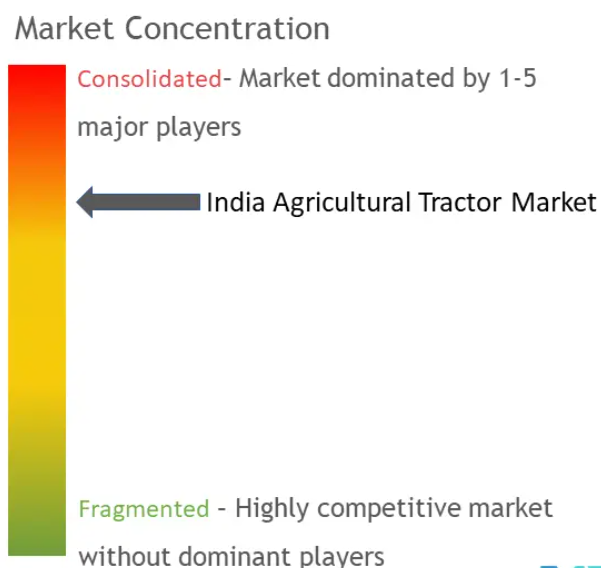 India Agricultural Tractor Market Concentration